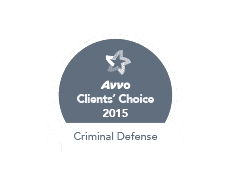 Clients Choice award in criminal defense by Avvo